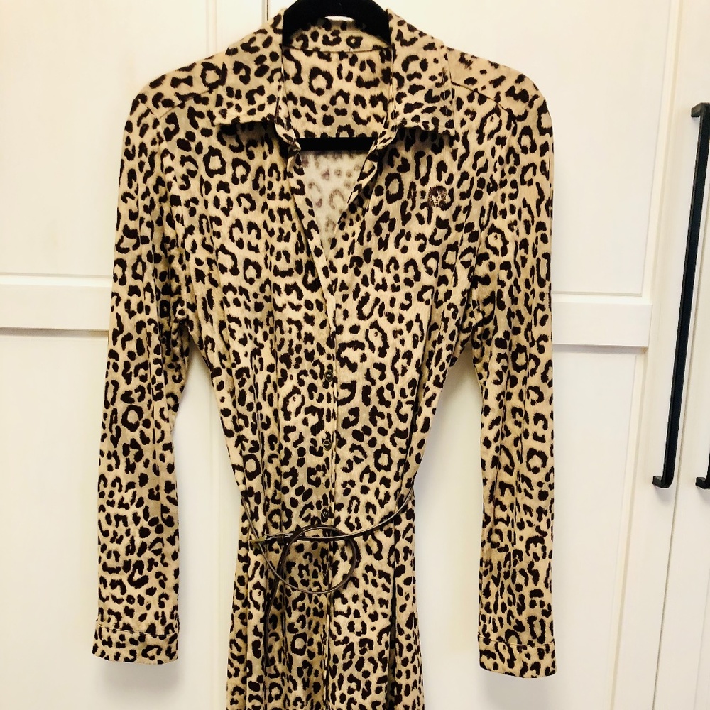 EUC Anne Klein Animal Print Dress Size L